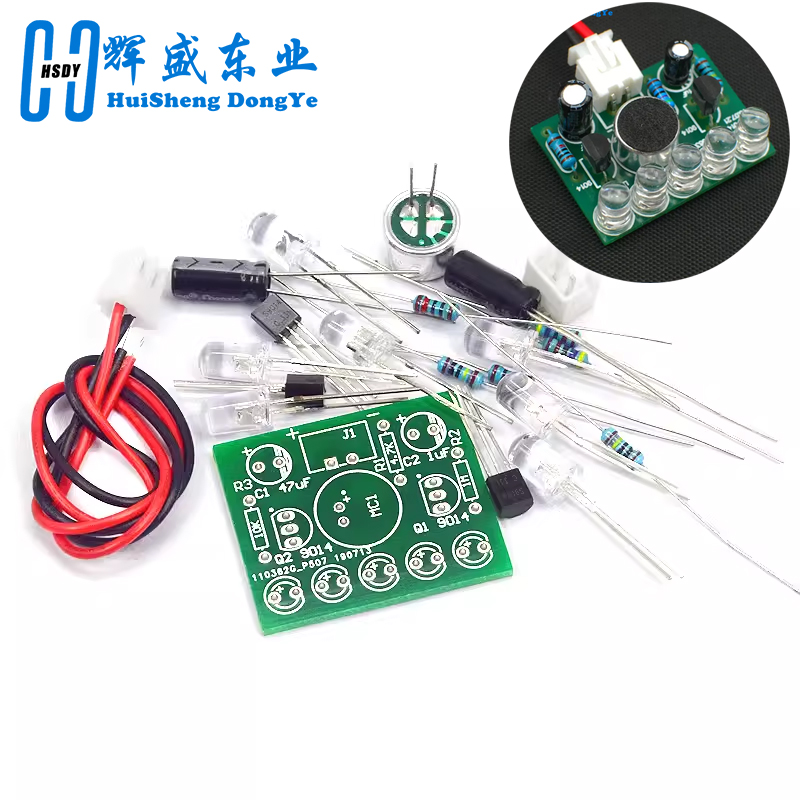 Diy Electronics For Kids - 3V-5.5V aktywowana głosem lampa sterująca LED