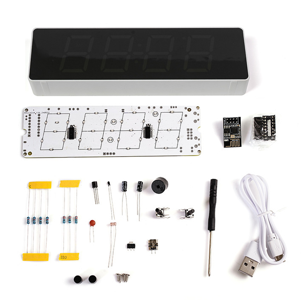 Diy Electronics Com - ESP8266 IoT kolorowy zestaw zegara WiFi