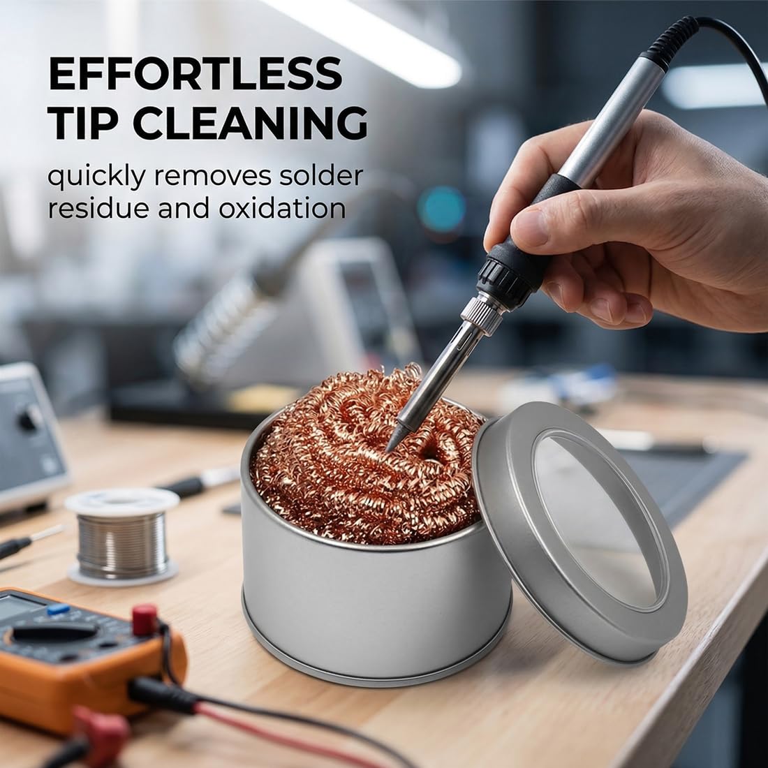 Diy Electronics Cleaner - Stacja lutownicza do napraw elektroniki, czyścik