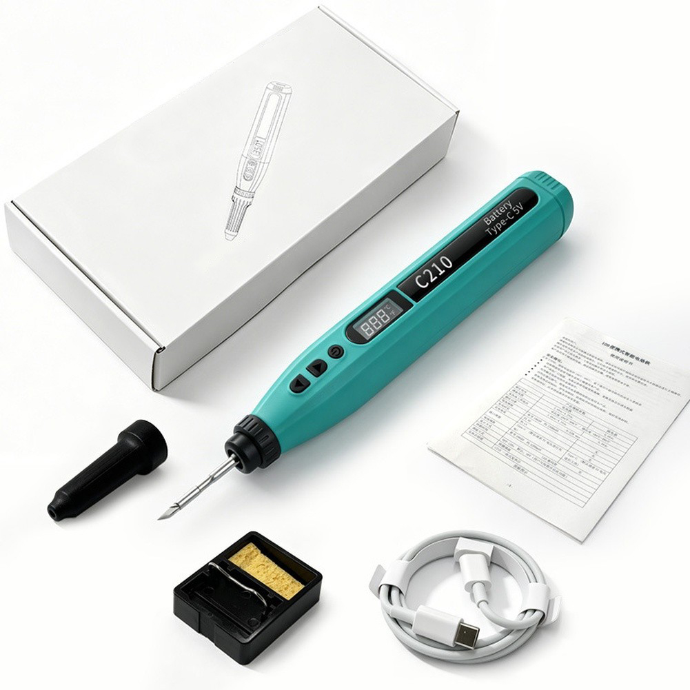 Useful Diy Electronics - Inteligentny cyfrowy zestaw lutowniczy USB, przenośna