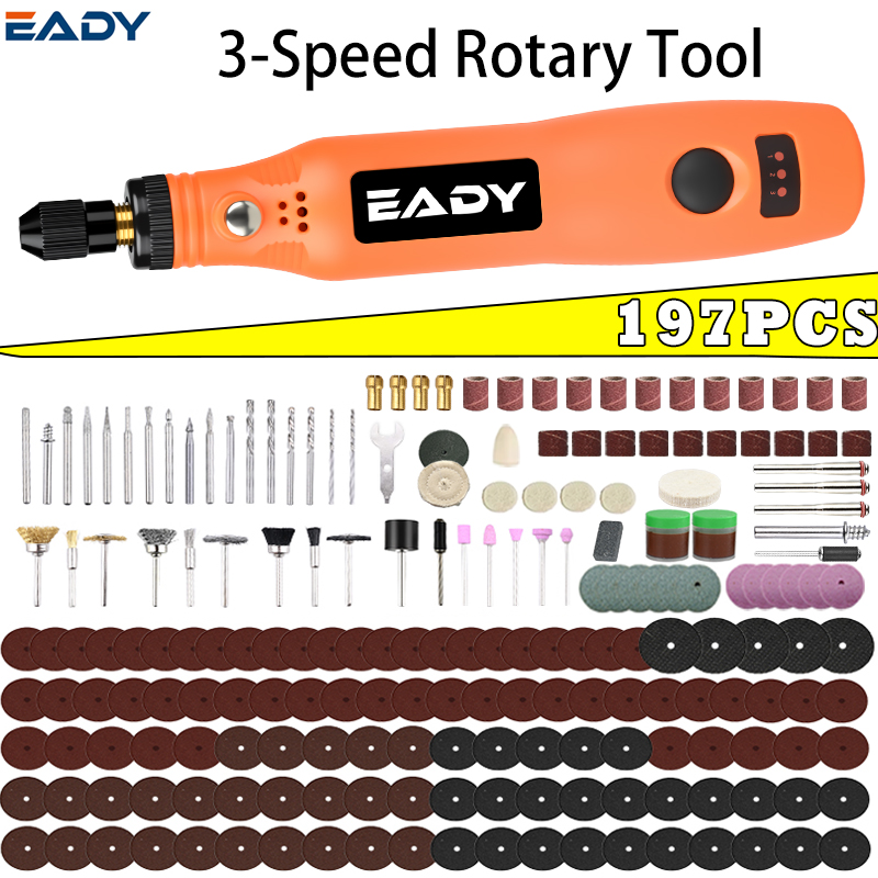 Diy Kit Elektronik - Zestaw bezprzewodowych narzędzi obrotowych USB –