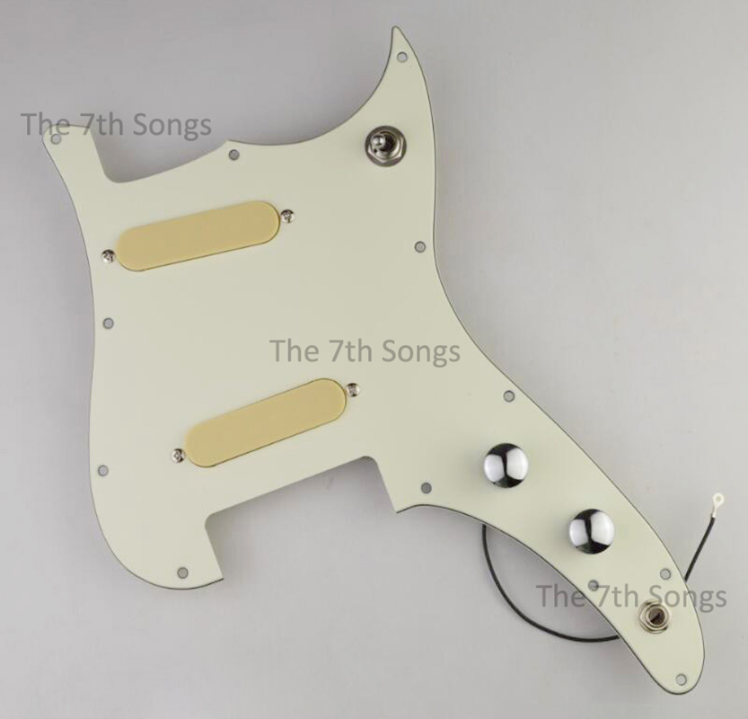 Diy Electric Guitar Electronics - Przedmontowany pickguard Duosonic do gitary elektrycznej