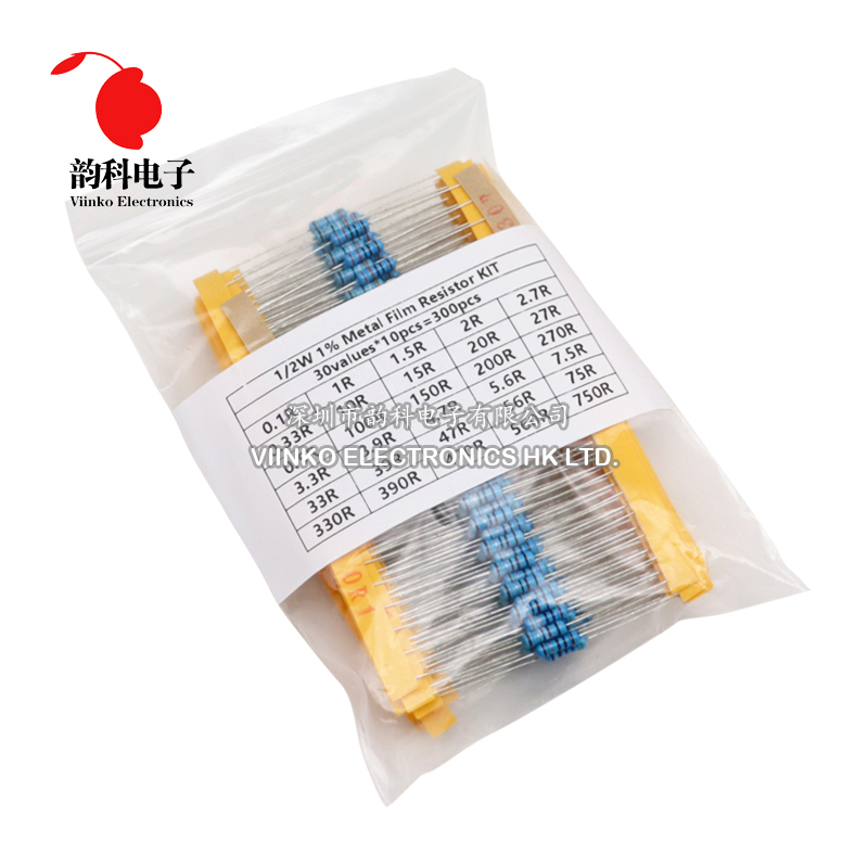 Resistor Kit 1 4W - Zestaw rezystorów metalizowanych 1% 1/2W 1W