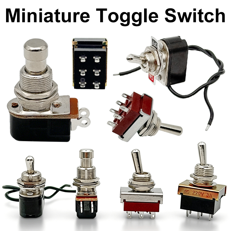 Diy Electric Guitar Electronics - Przełącznik SPST 12mm, przełącznik kołyskowy z