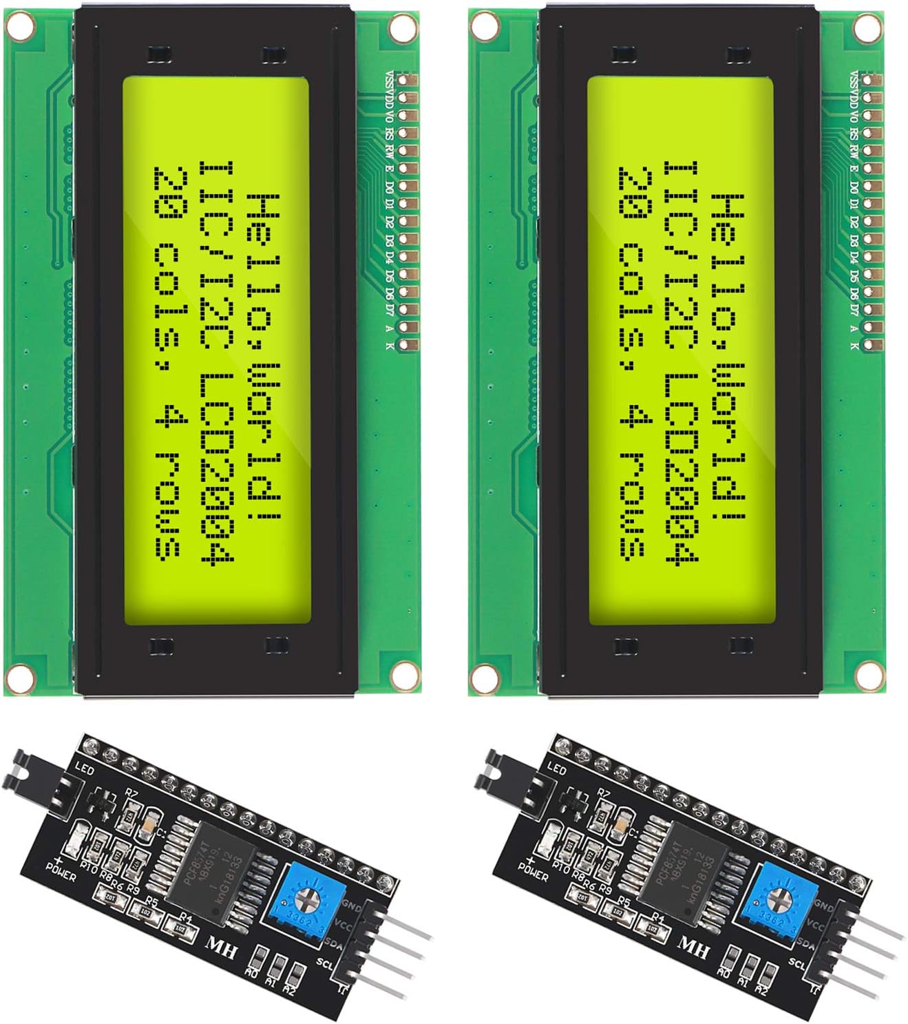I2C Lcd Display - 2 szt. IIC I2C TWI szeregowy