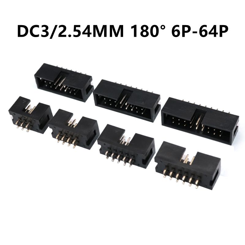 Male Female Header Pin - 10 sztuk IDC/JTAG 2.54 DC3 męski
