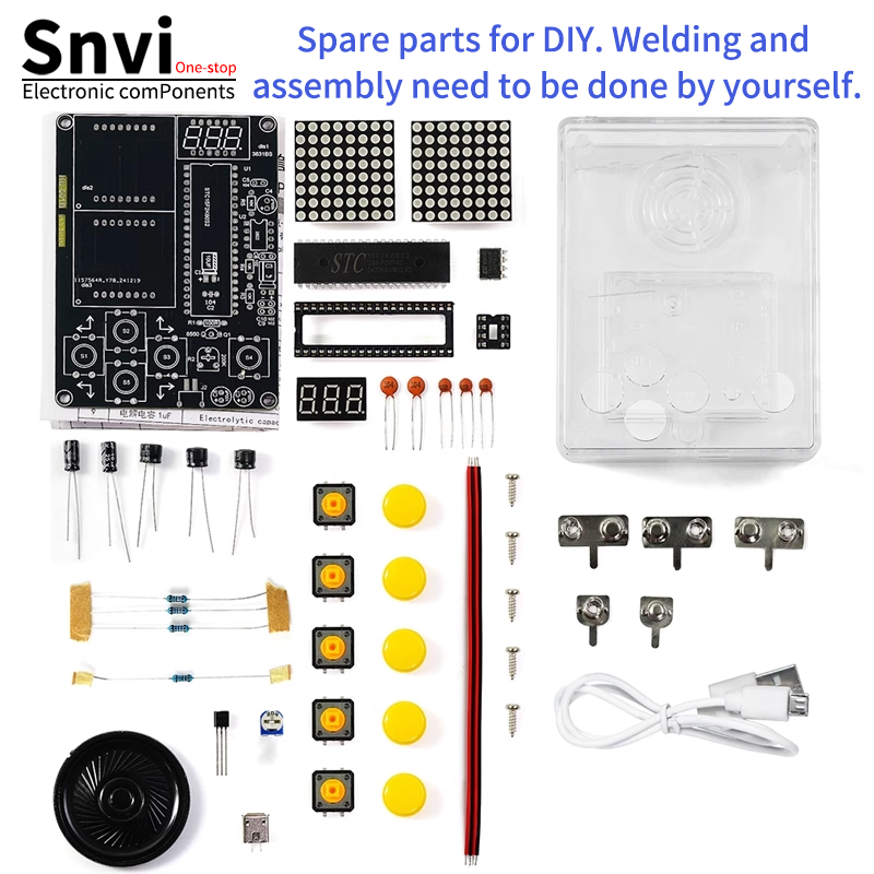 Diy Electronics For Kids - Zestaw do samodzielnego montażu konsoli do