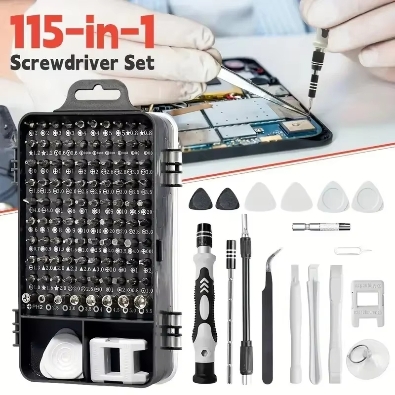 Diy Electronics Com - Zestaw precyzyjnych śrubokrętów 115 w 1