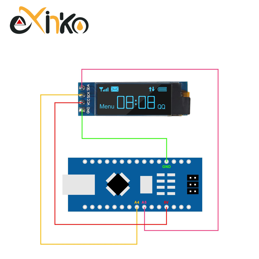 1-10 szt. 0,91-calowy moduł wy – I2C Lcd Display recenzja i cena