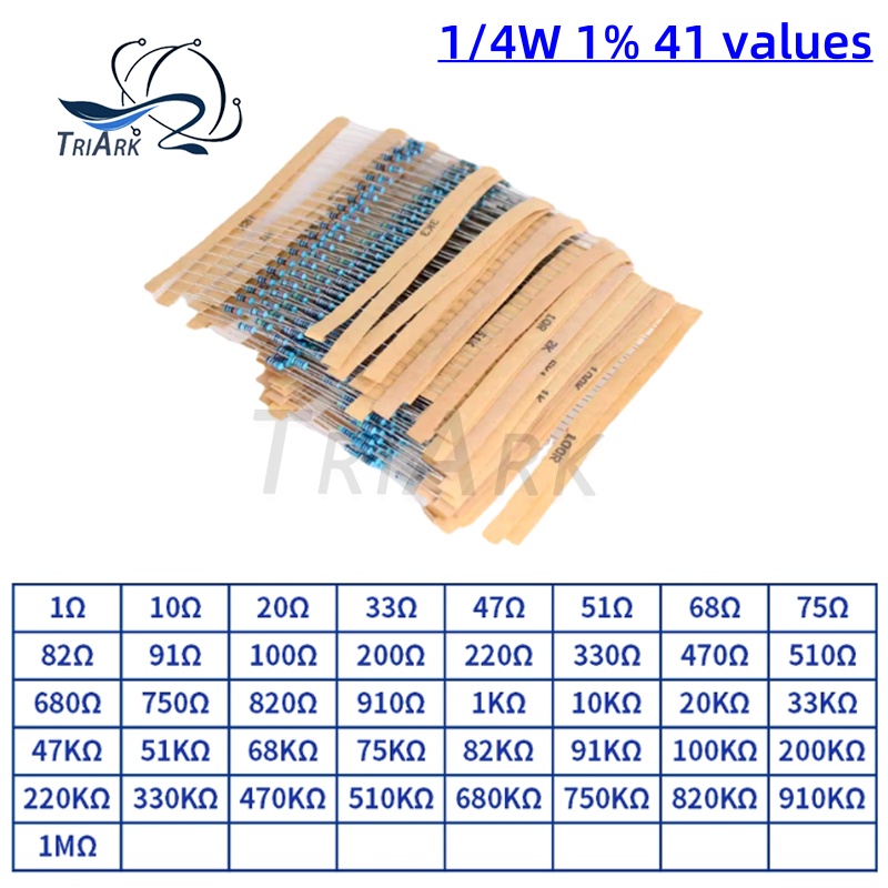 300/600/zestaw 30 Rodzajów 1/4 – Resistor Kit 1 4W recenzja i cena