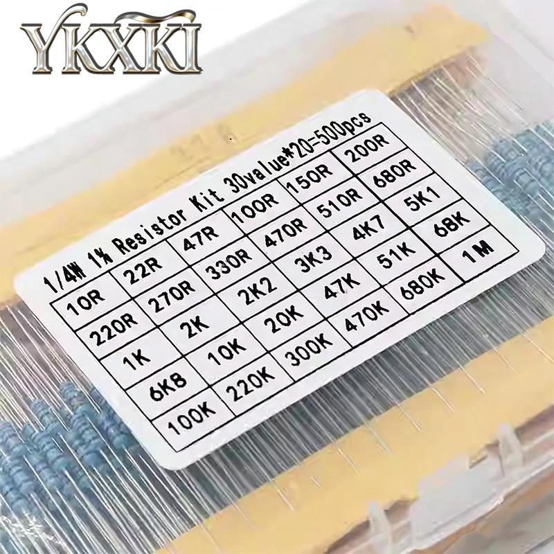 Zestaw rezystorów metalizowany – Resistor Kit 1 4W recenzja i cena