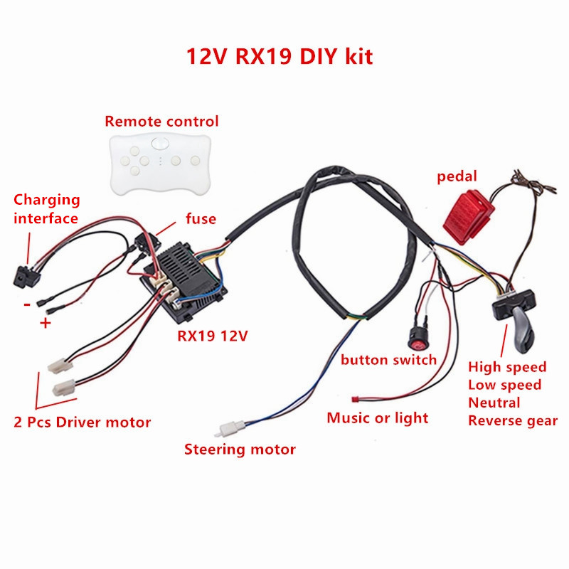 Dziecko elektryczny samochód D – Diy Kit Elektronik recenzja i cena