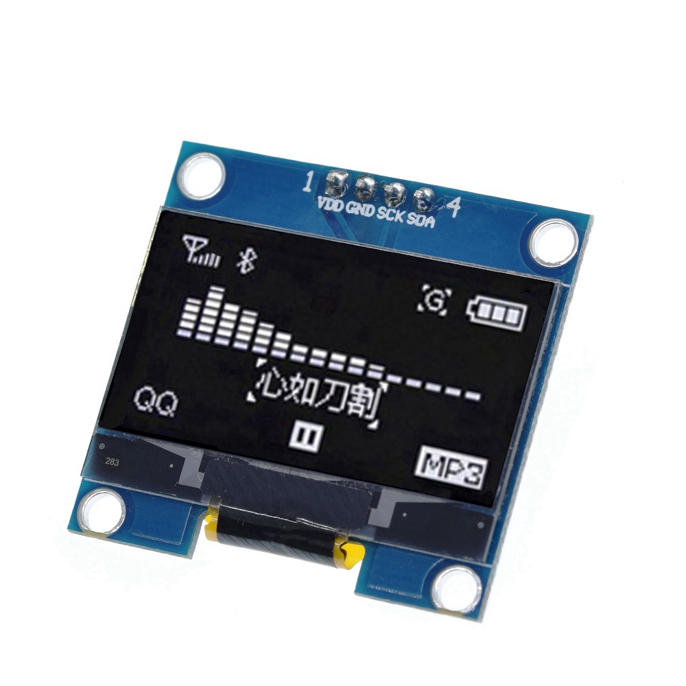 4PIN 1.3 moduł OLED biały/nieb – I2C Lcd Display recenzja i cena
