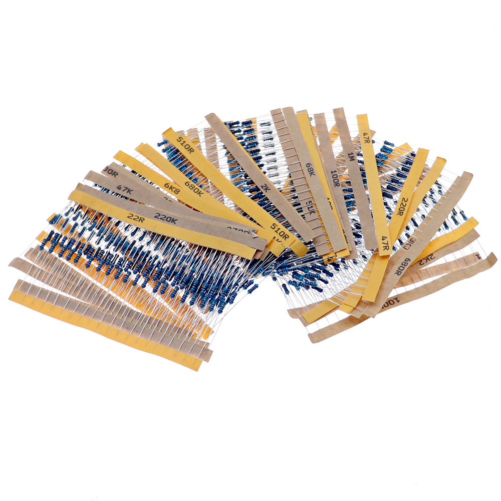 600 szt. 30 rodzajów x 20 szt. – Resistor Kit 1 4W recenzja i cena
