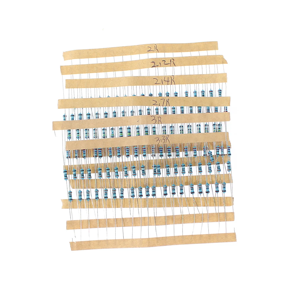 120 SZTUK 1/4 W 1% Zestaw rezy – Resistor Kit 1 4W recenzja i cena