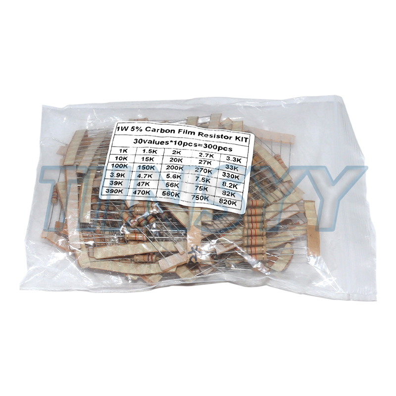 Zestaw rezystorów 300 szt. 1W  – Diy Electronics Com recenzja i cena