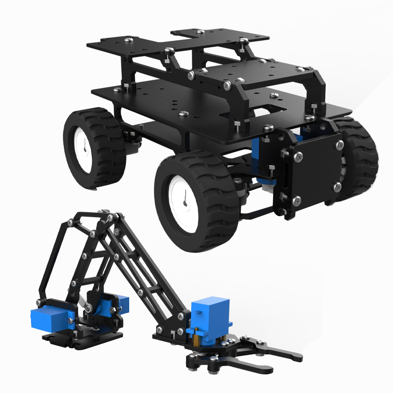Akrylowy podwozie robotyczne 4 – Diy Kit Elektronik recenzja i cena