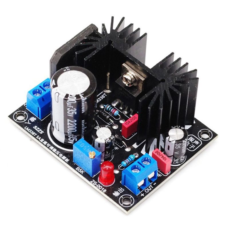 Płytka z regulowanym liniowym  – Diy Electronics Power Supply recenzja i cena