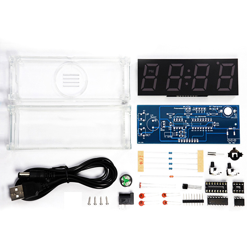 Cyfrowa tuba DIY zestaw zegara – Diy Electronics Youtube recenzja i cena