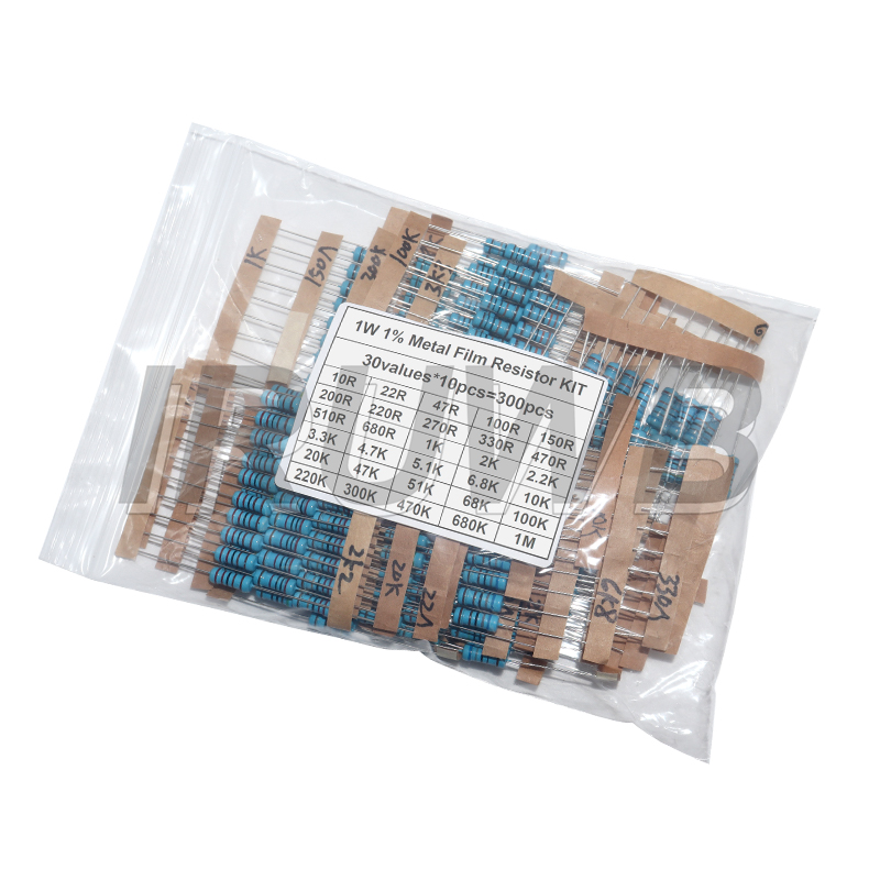 Zestaw rezystorów 300 szt. 1/4 – Resistor Kit 1 4W recenzja i cena