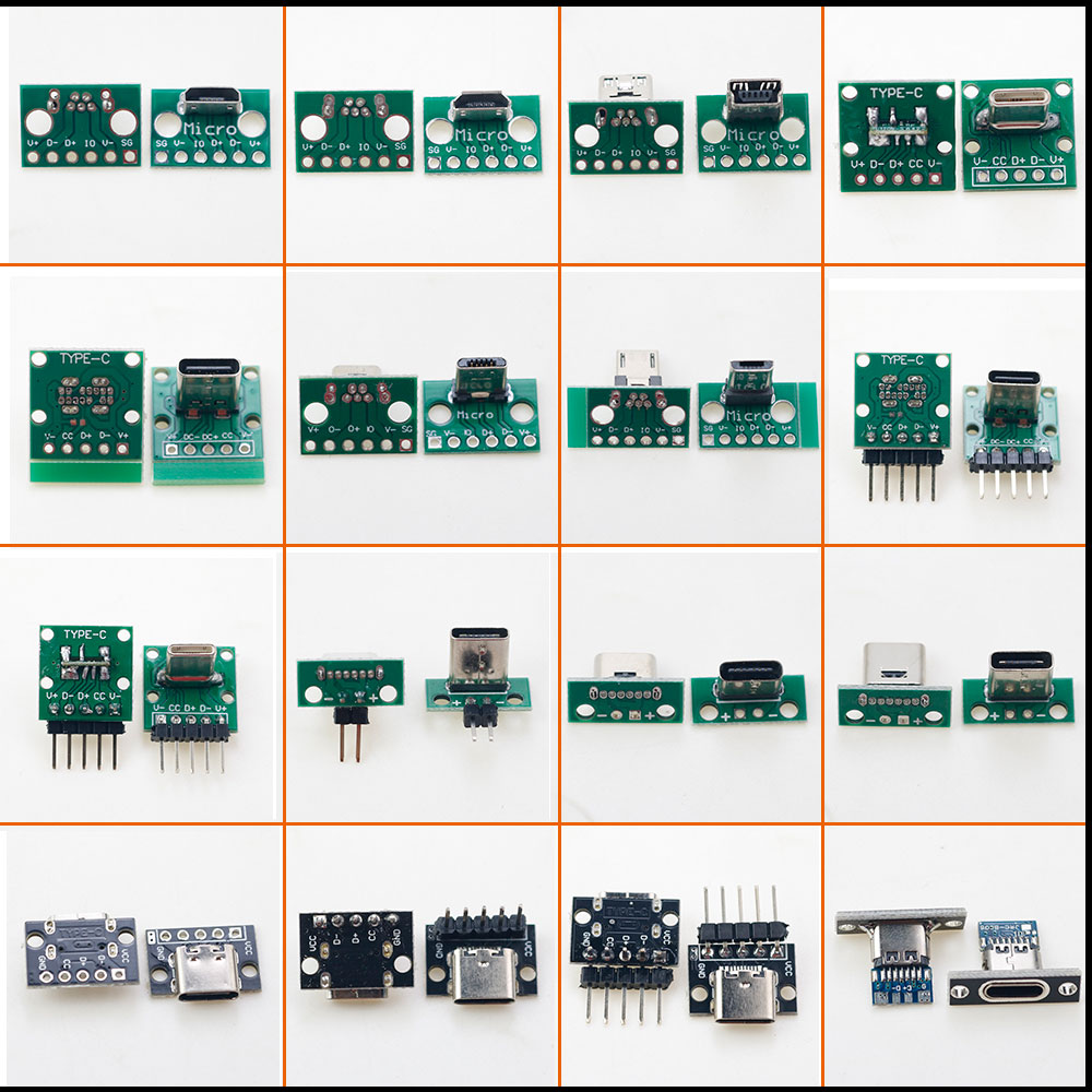Mikro Mini USB Typ C 2Pin USB  – Male Female Header Pin recenzja i cena