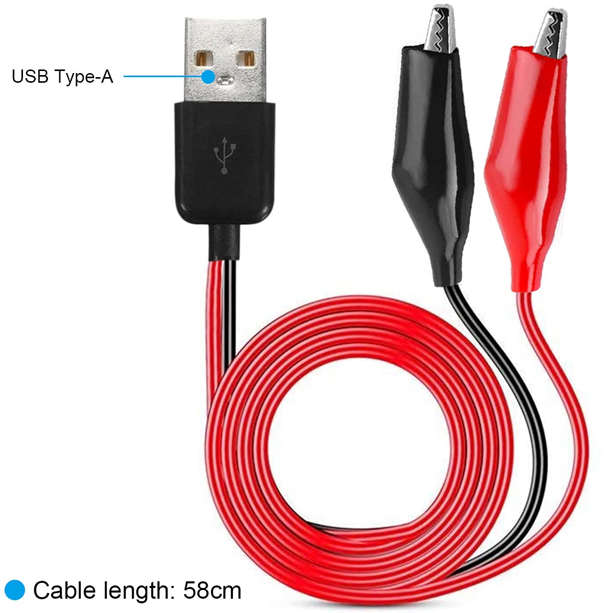 Zacisk krokodylkowy do USB, za – Crocodile Clip Set recenzja i cena