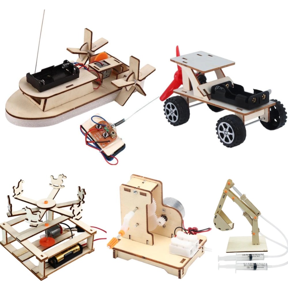 DIY Model łodzi Zabawki naukow – Diy Kit Elektronik recenzja i cena