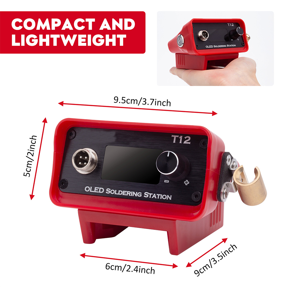 Stacja lutownicza OLED T12 reg – Useful Diy Electronics recenzja i cena