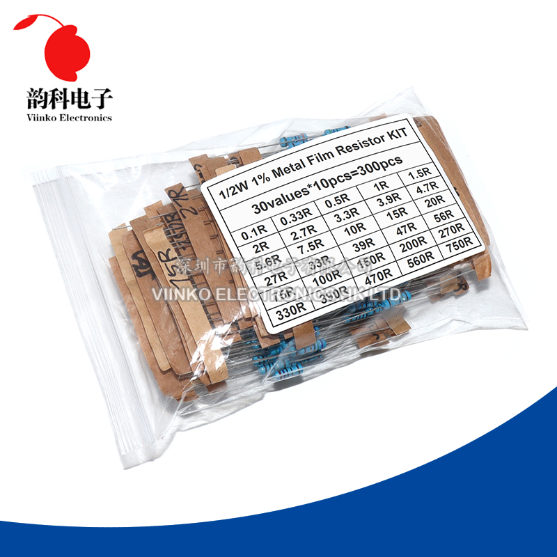Zestaw rezystorów metalizowany – Resistor Kit 1 4W recenzja i cena