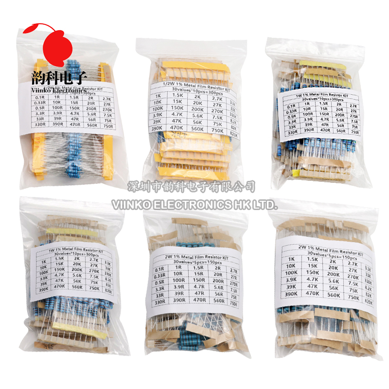 Zestaw rezystorów metalizowany – Resistor Kit 1 4W recenzja i cena