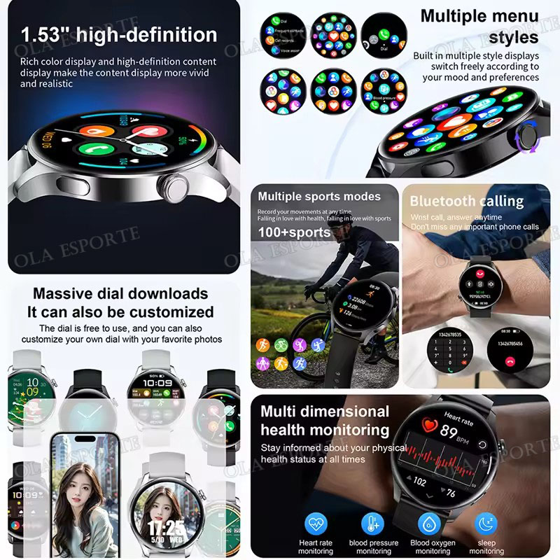 Nowy Smartwatch dla Kobiet i M – Diy Electronics Watch recenzja i cena