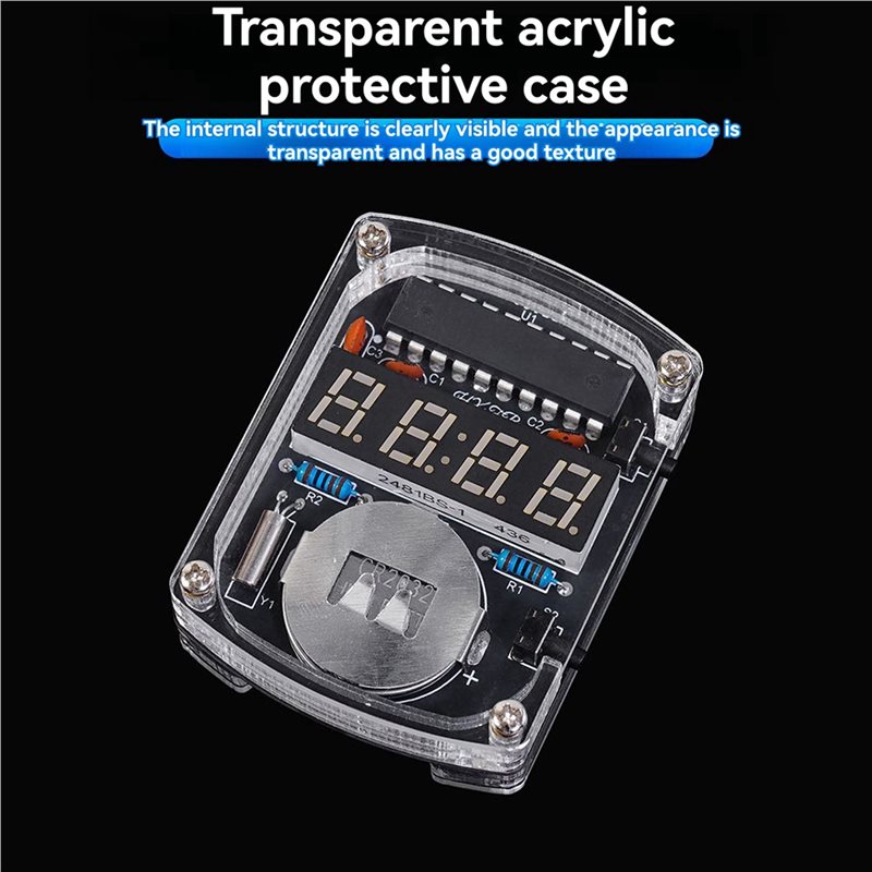 2x Zestaw DIY Zegarek LED Elek – Diy Electronics Project Kit recenzja i cena