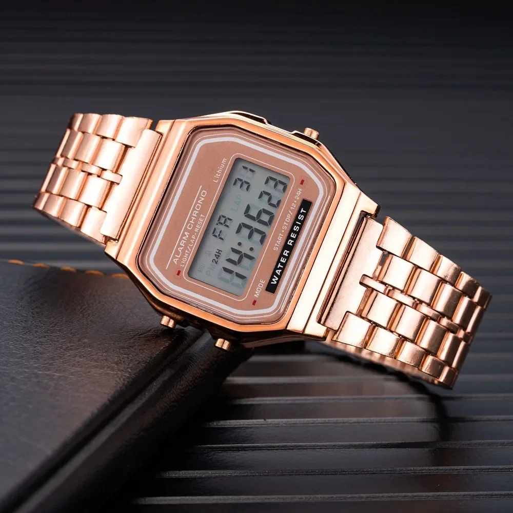 Modne cyfrowe zegarki męskie l – Diy Electronics Watch recenzja i cena