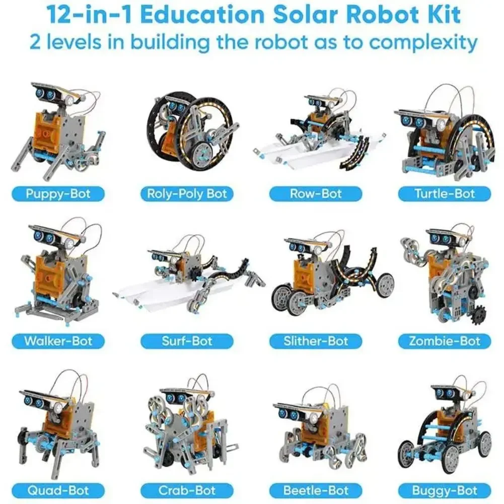 13 w 1 Robot zasilany energią  – Diy Electronics Com recenzja i cena